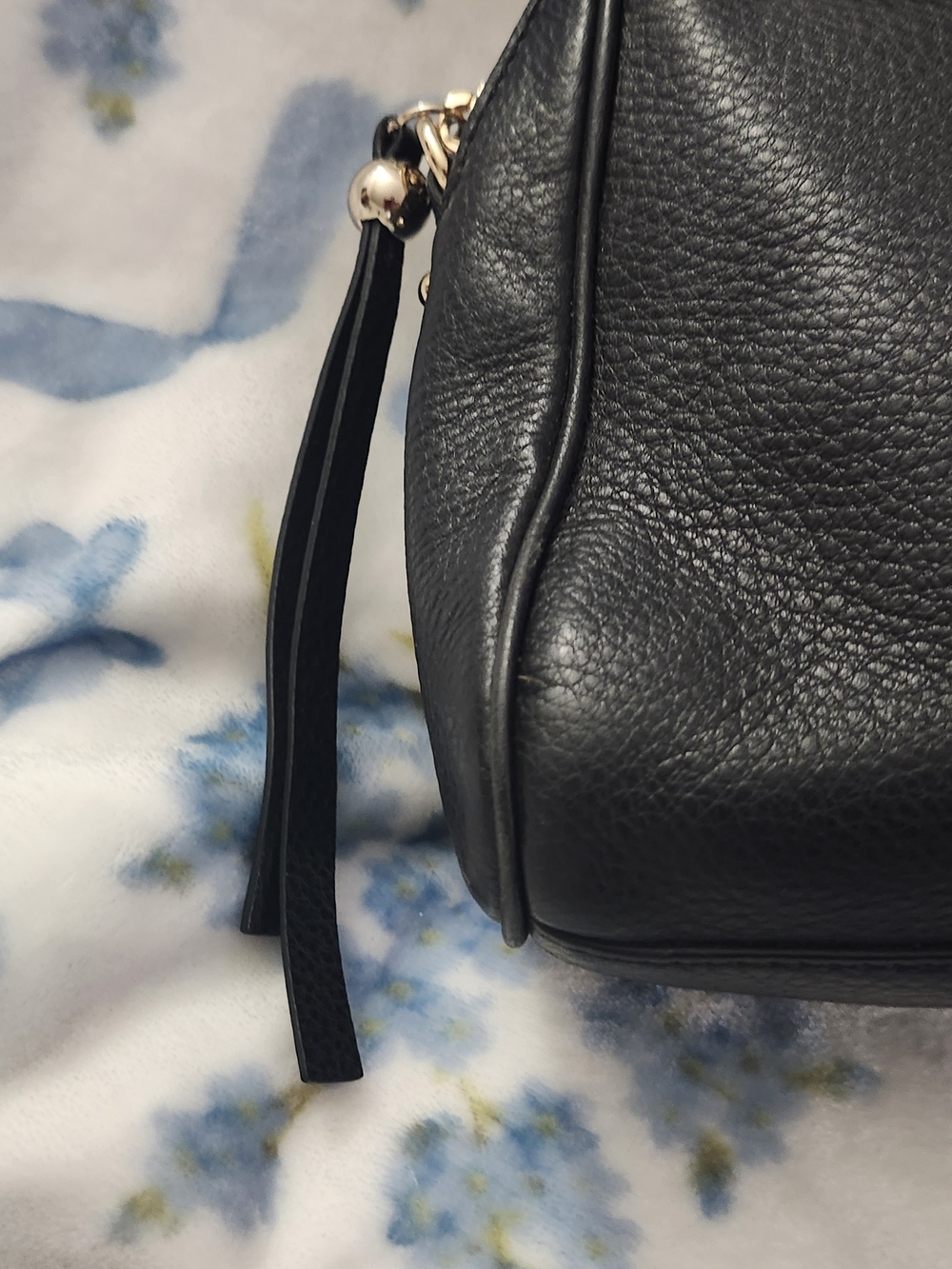 kate spade New York Black Pebbled Leather Satchel - Picture 4 of 16